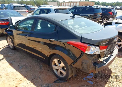 2012 Hyundai Elantra Gls z USA, uszkodzony, nr VIN 5NPDH4AE9CH072480